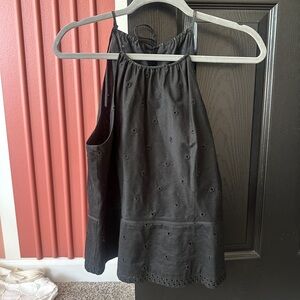 Ann Taylor Black Halter Top